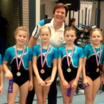 Trainster Alida met turnsters van SZG